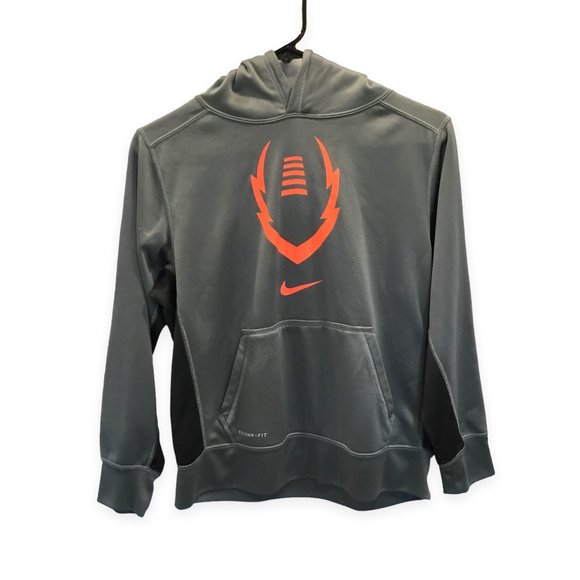 Nike Other - Nike Youth Pullover Therma Fit Hoodie Long Sleeve Sweatshirt Size Large Gray